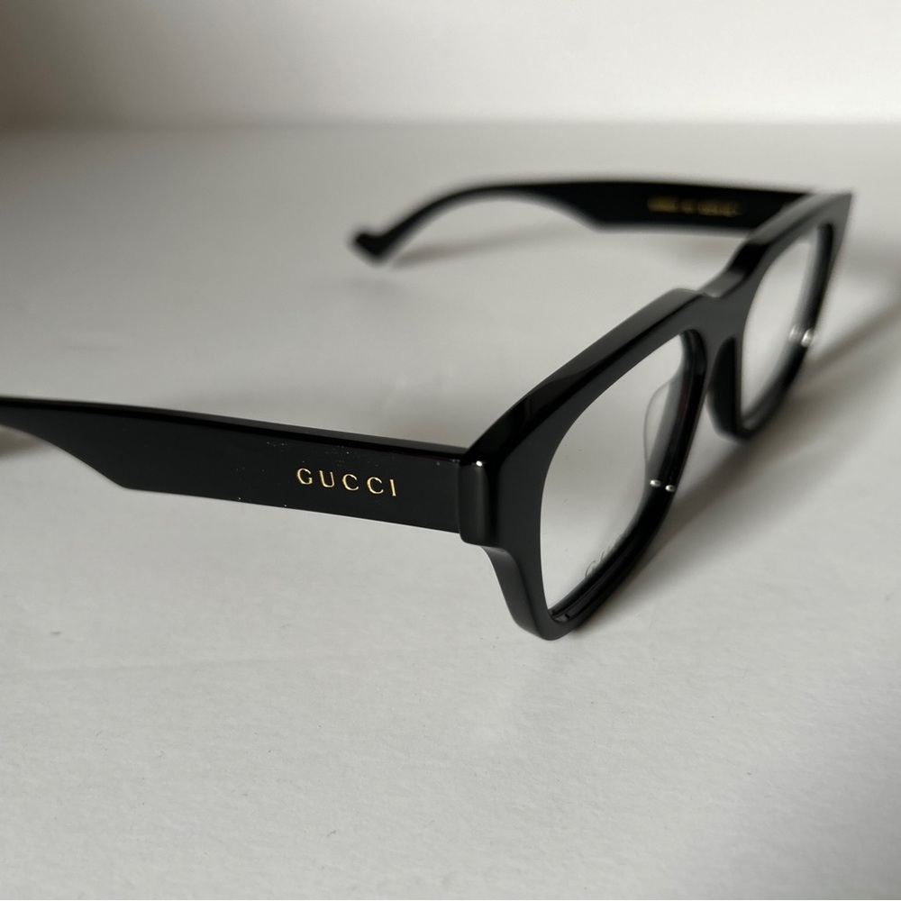 Gucci GG0963O 001 Black Square Full-Rim Square Unisex Frames NEW Unisex - Picture 9 of 10